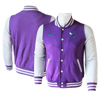 Charlotte Hornets NBA Baseball Jacket 122921