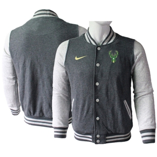 Milwaukee Bucks NBA Baseball Jacket 122942