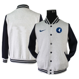 Minnesota Timberwolves NBA Baseball Jacket 122943