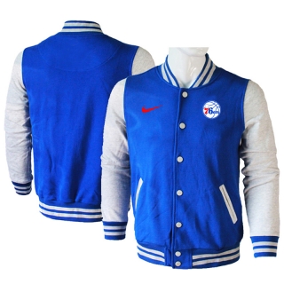 Philadelphia 76ers NBA Baseball Jacket 122948