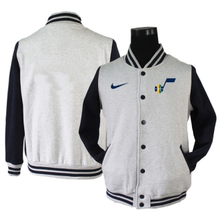 Utah Jazz NBA Baseball Jacket 122955