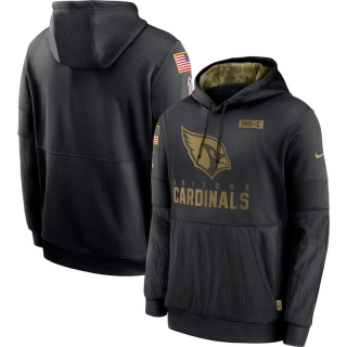 Arizona Cardinals NFL 2020 Salute to Service Sideline Performance Pullover Hoodie 122983