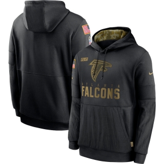 Atlanta Falcons NFL 2020 Salute to Service Sideline Performance Pullover Hoodie 122984