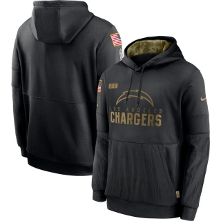 San Diego Chargers NFL 2020 Salute to Service Sideline Performance Pullover Hoodie 123008