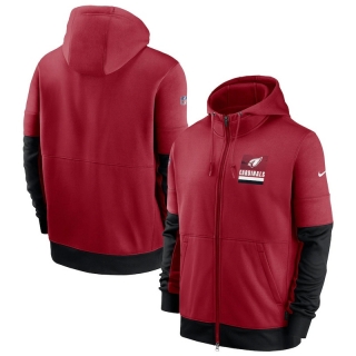 Arizona Cardinals NFL Sideline Impact Lockup Performance Full-Zip Hoodie 123077