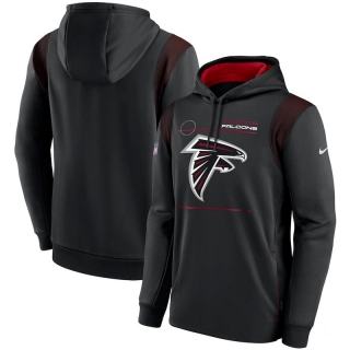 Atlanta Falcons NFL Sideline Logo Performance Pullover Hoodie 123084