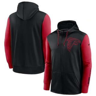 Atlanta Falcons NFL Sideline Performance Full-Zip Team Hoodie 123085