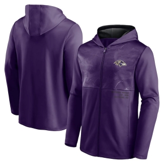 Baltimore Ravens NFL Fanatics Defender Full-Zip Hoodie Jacket 123087