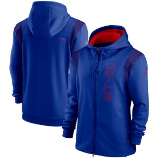 Buffalo Bills NFL Seattle Seahawks Sideline Team Performance Full-Zip Hoodie 123096