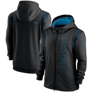 Carolina Panthers NFL Seattle Seahawks Sideline Team Performance Full-Zip Hoodie 123105