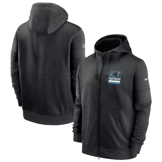 Carolina Panthers NFL Sideline Impact Lockup Performance Full-Zip Hoodie 123106