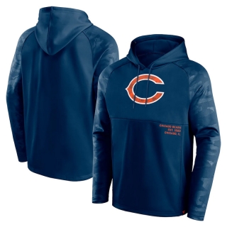 Chicago Bears NFL Fanatics Shade Defender Raglan Pullover Hoodie 123112