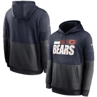Chicago Bears NFL Sideline Impact Lockup Performance Pullover Hoodie 123116