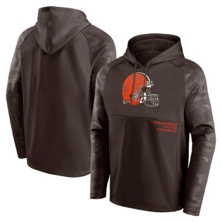 Cleveland Browns NFL Fanatics Shade Defender Raglan Pullover Hoodie 123129