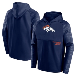 Denver Broncos NFL Fanatics Shade Defender Raglan Pullover Hoodie 123142