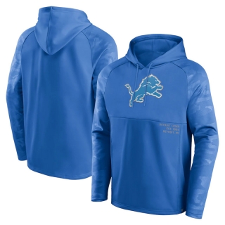 Detroit Lions NFL Fanatics Shade Defender Raglan Pullover Hoodie 123150