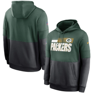 Green Bay Packers NFL Sideline Impact Lockup Performance Pullover Hoodie 123164