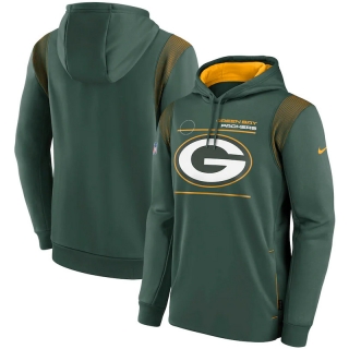 Green Bay Packers NFL Sideline Logo Performance Pullover Hoodie 123166
