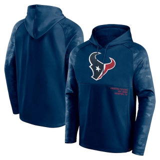 Houston Texans NFL Fanatics Shade Defender Raglan Pullover Hoodie 123170