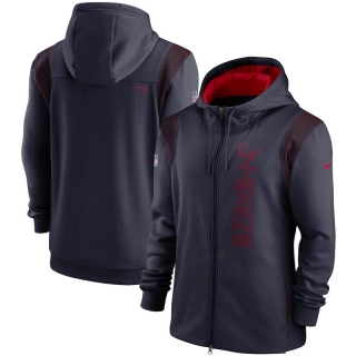 Houston Texans NFL Seattle Seahawks Sideline Team Performance Full-Zip Hoodie 123171