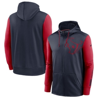 Houston Texans NFL Sideline Performance Full-Zip Team Hoodie 123174