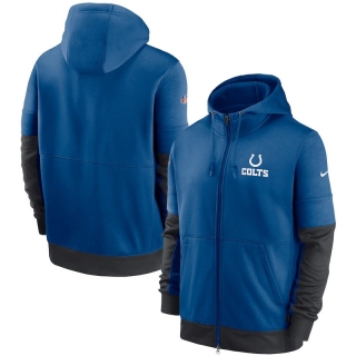 Indianapolis Colts NFL Sideline Impact Lockup Performance Full-Zip Hoodie 123179