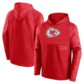 Kansas City Chiefs NFL Fanatics Shade Defender Raglan Pullover Hoodie 123193