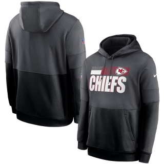 Kansas City Chiefs NFL Sideline Impact Lockup Performance Pullover Hoodie 123198