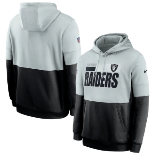 Las Vegas Raiders NFL Sideline Impact Lockup Performance Pullover Hoodie 123208