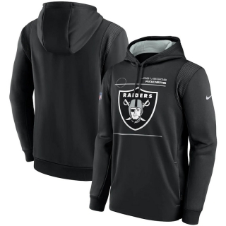 Las Vegas Raiders NFL Sideline Logo Performance Pullover Hoodie 123209