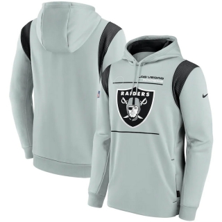 Las Vegas Raiders NFL Sideline Logo Performance Pullover Hoodie 123210