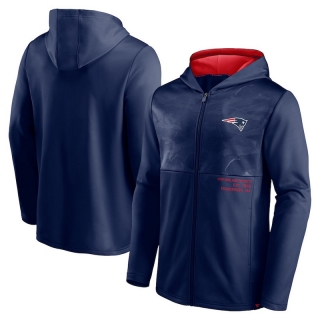 New England Patriots NFL Fanatics Defender Full-Zip Hoodie Jacket 123237