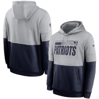 New England Patriots NFL Sideline Impact Lockup Performance Pullover Hoodie 123243