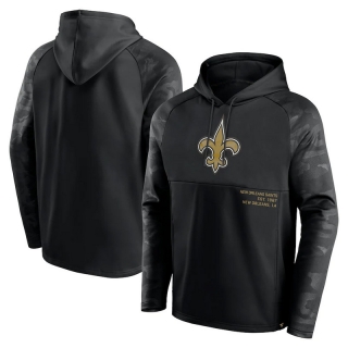 New Orleans Saints NFL Fanatics Shade Defender Raglan Pullover Hoodie 123249