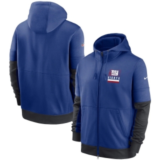 New York Giants NFL Sideline Impact Lockup Performance Full-Zip Hoodie 123260