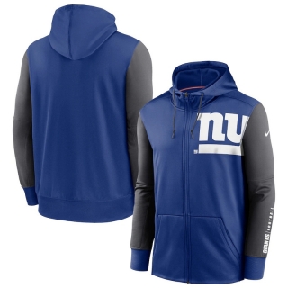 New York Giants NFL Sideline Performance Full-Zip Team Hoodie 123263