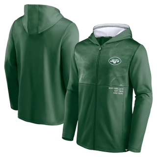 New York Jets NFL Fanatics Defender Full-Zip Hoodie Jacket 123265