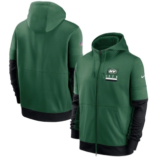 New York Jets NFL Sideline Impact Lockup Performance Full-Zip Hoodie 123268