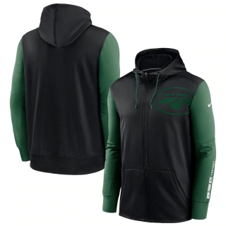 New York Jets NFL Sideline Performance Full-Zip Team Hoodie 123271