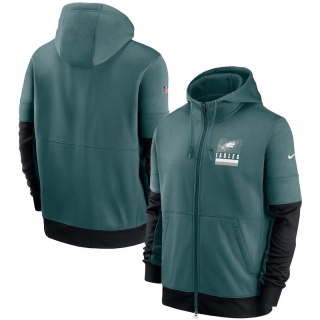 Philadelphia Eagles NFL Sideline Impact Lockup Performance Full-Zip Hoodie 123276