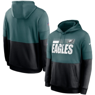 Philadelphia Eagles NFL Sideline Impact Lockup Performance Pullover Hoodie 123277
