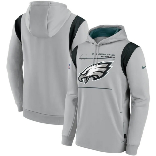 Philadelphia Eagles NFL Sideline Logo Performance Pullover Hoodie 123279