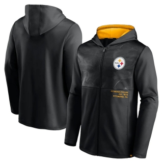 Pittsburgh Steelers NFL Fanatics Defender Full-Zip Hoodie Jacket 123281