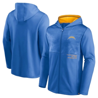 San Diego Chargers NFL Fanatics Defender Full-Zip Hoodie Jacket 123290