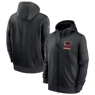 San Francisco 49ers NFL Sideline Impact Lockup Performance Full-Zip Hoodie 123301