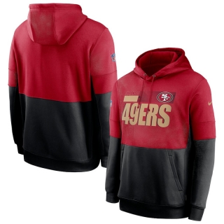 San Francisco 49ers NFL Sideline Impact Lockup Performance Pullover Hoodie 123302