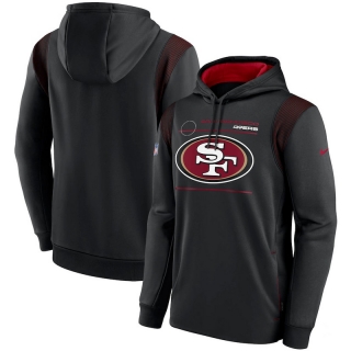 San Francisco 49ers NFL Sideline Logo Performance Pullover Hoodie 123303