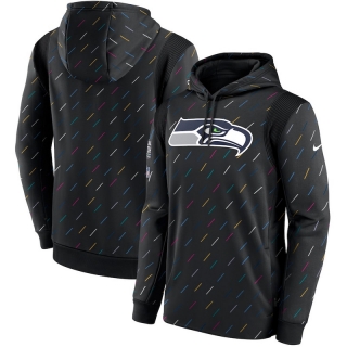 Seattle Seahawks NFL Crucial Catch Therma Pullover Hoodie 123304