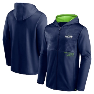 Seattle Seahawks NFL Fanatics Defender Full-Zip Hoodie Jacket 123305