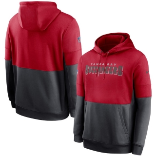 Tampa Bay Buccaneers NFL Sideline Impact Lockup Performance Pullover Hoodie 123320